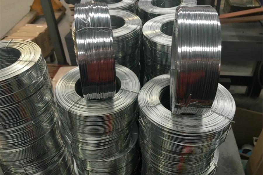 Stainless steel flat wire